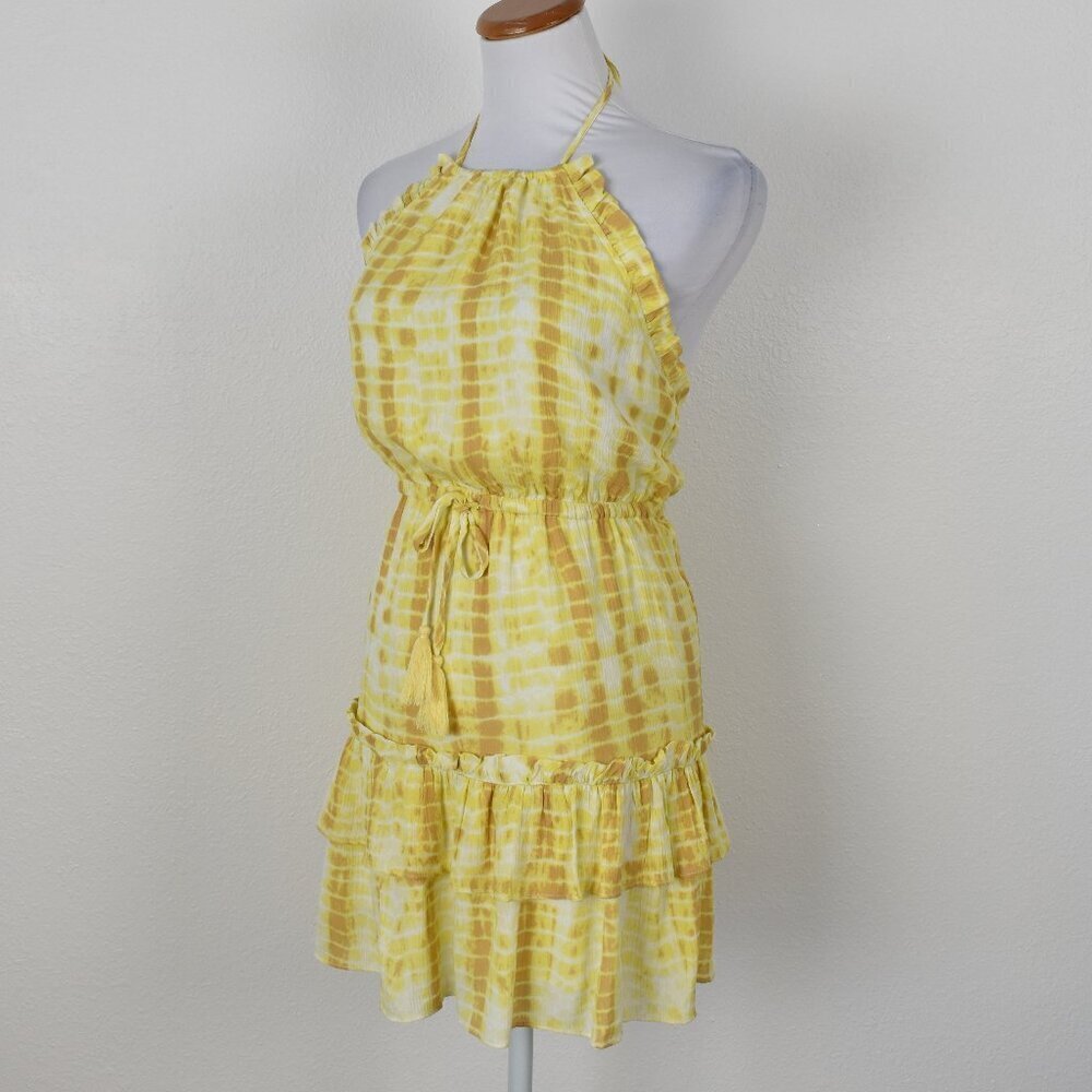 Majorelle Baker Halter Dress Tie Dye Yellow - XS - Picture 6 of 10